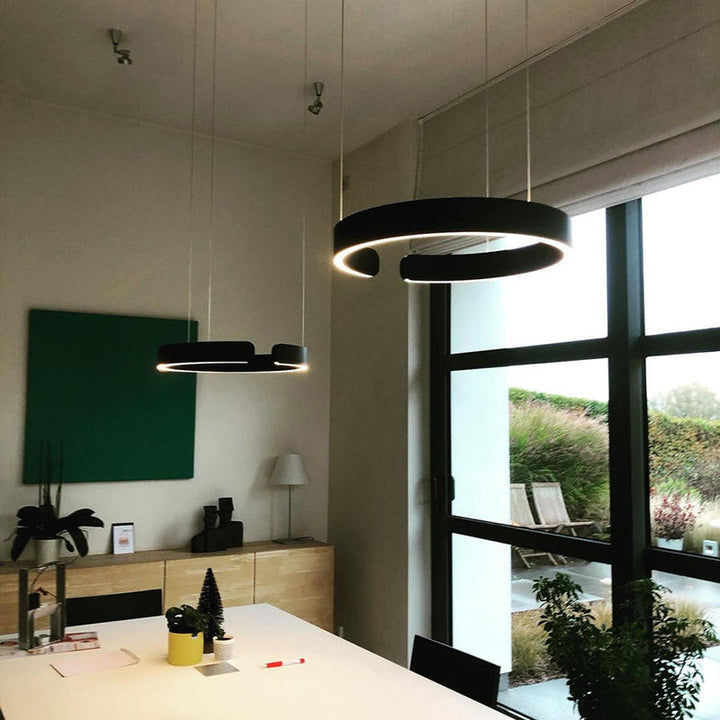 Lampe suspendue LED ronde moderne