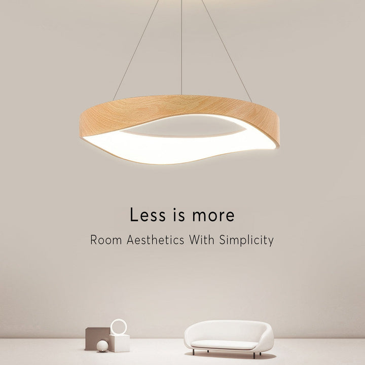 Lampe Suspendue LED Ronde Moderne pour Éclairage Intérieur Polyvalent