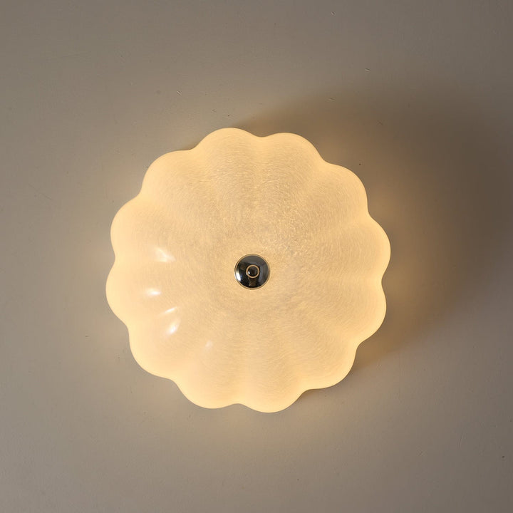 Lampe Plafonnier Coquille Opale