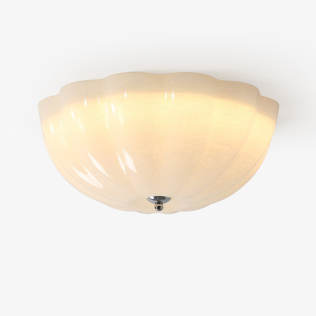 Lampe Plafonnier Coquille Opale