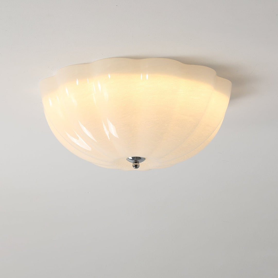 Lampe Plafonnier Coquille Opale
