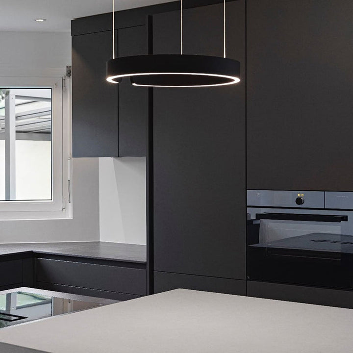 Lampe suspendue LED ronde moderne